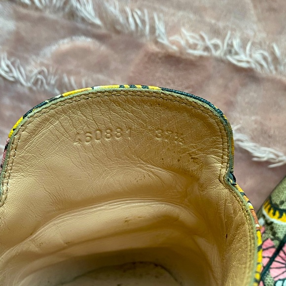 Gucci Princetown Horsebit Bengal Tiger Lily Monogram Loafer Mule - Picture 3 of 7